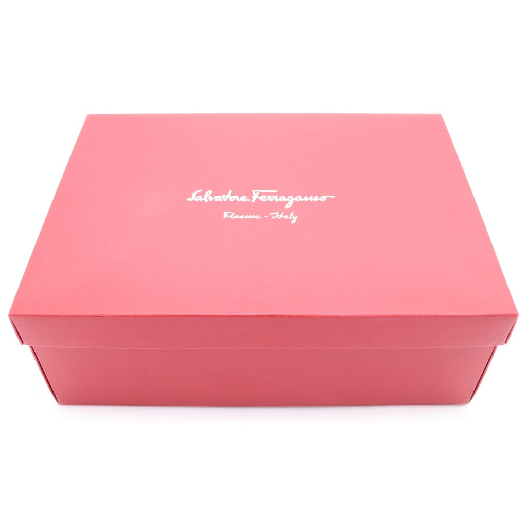 Salvatore Ferragamo(サルヴァトーレ フェラガモ) ガンチーニ タリア レザー チェーンショルダーバッグ ゴールド金具 ブラック 箱 レディース