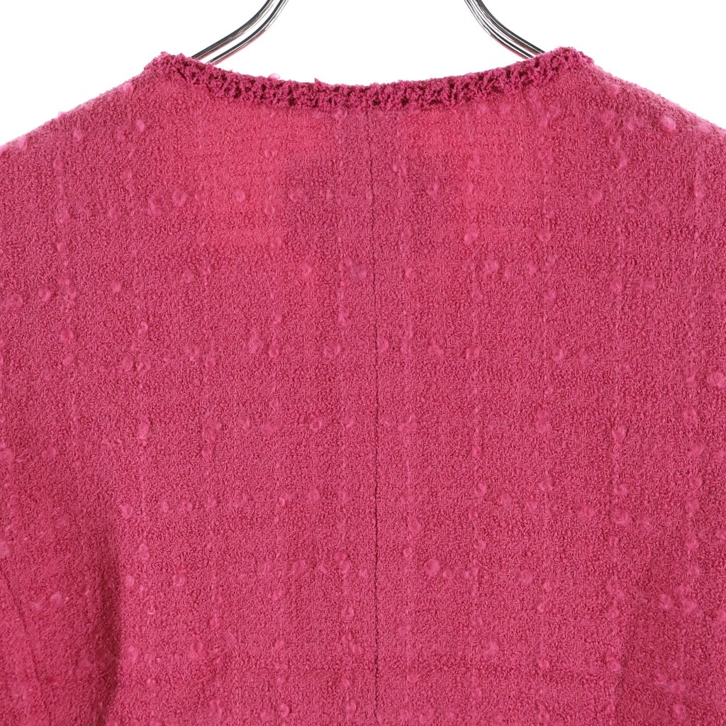 CHANEL(シャネル) ココボタン ノーカラージャケット ピンク #38 P36437V26291 レディース