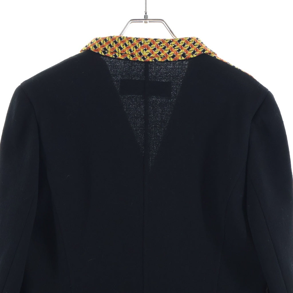 Christian Dior(クリスチャンディオール) ■切り替えデザインツイードテーラードジャケット ヴィンテージ イエロー#11 レディース