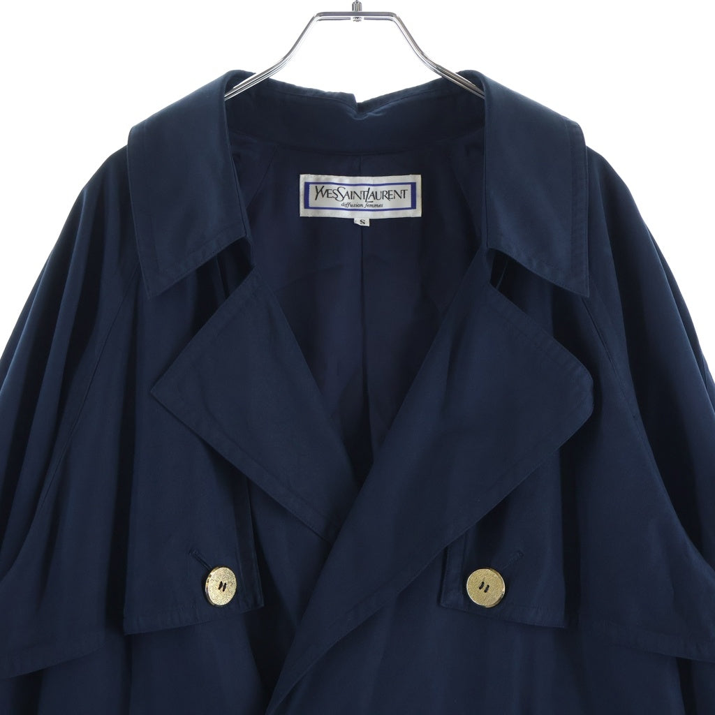 YVES SAINT LAURENT(イヴサンローラン) ■ファーライナー付き ジャケット ネイビー #40 レディース