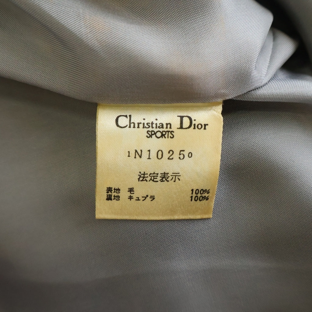 Christian Dior(クリスチャンディオール) スポーツ 千鳥柄ノーカラージャケット レッド #M レディース