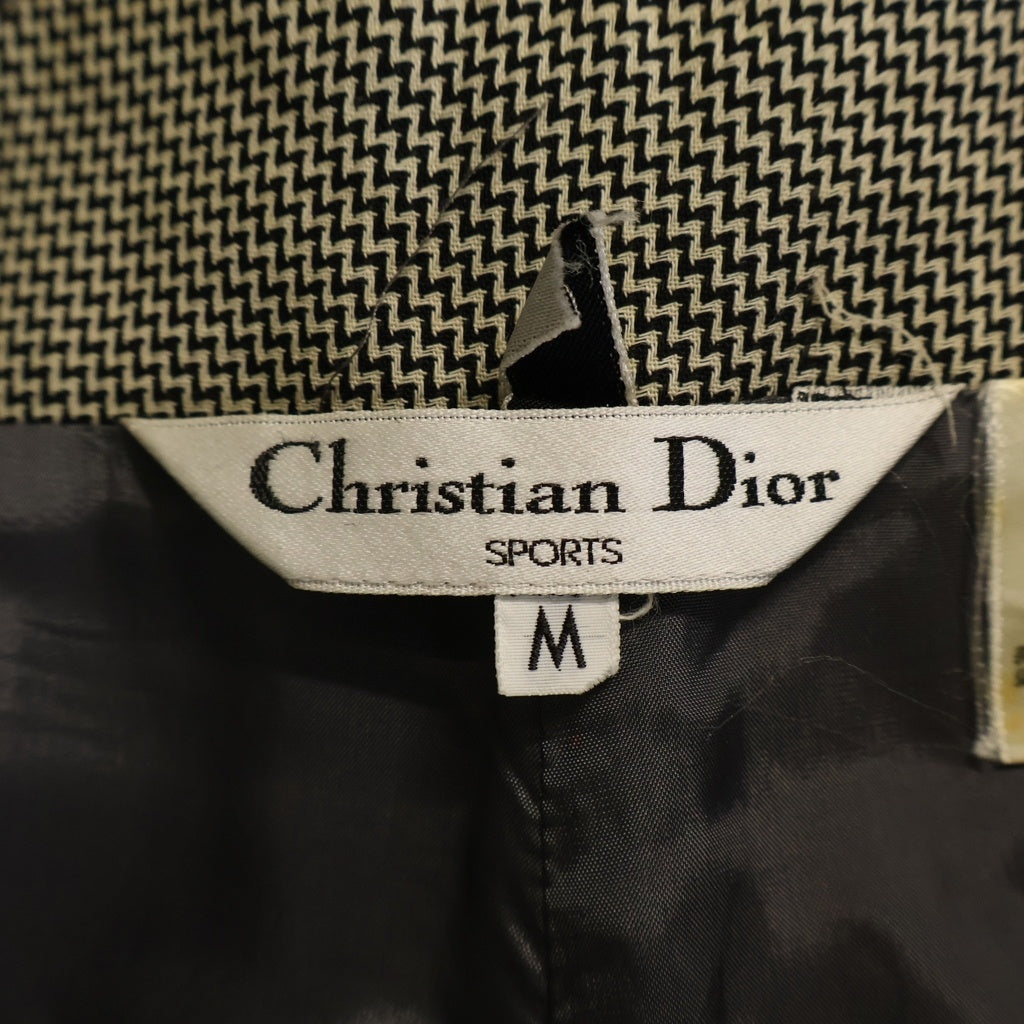 Christian Dior(クリスチャンディオール) SPORT センタープレス ジグザグ スラックスパンツ レディース グレー 2P11080 #M