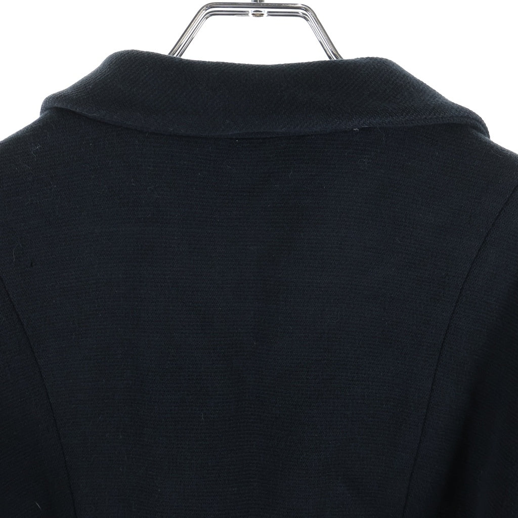 DOLCE & GABBANA(ドルチェアンドガッバーナ) 3B ノッチドラペル コットン ジャケット レディース ブラック #42