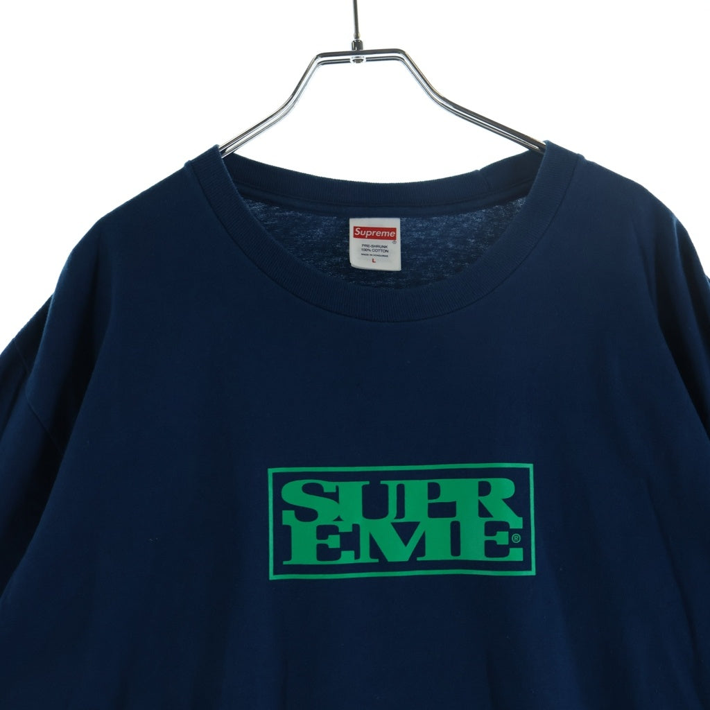 SUPREME(シュプリーム) 24AW Connect Tee コネクトロゴクルーネック半袖Tシャツ ネイビー