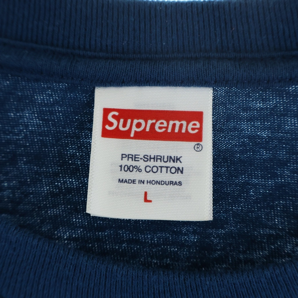 SUPREME(シュプリーム) 24AW Connect Tee コネクトロゴクルーネック半袖Tシャツ ネイビー