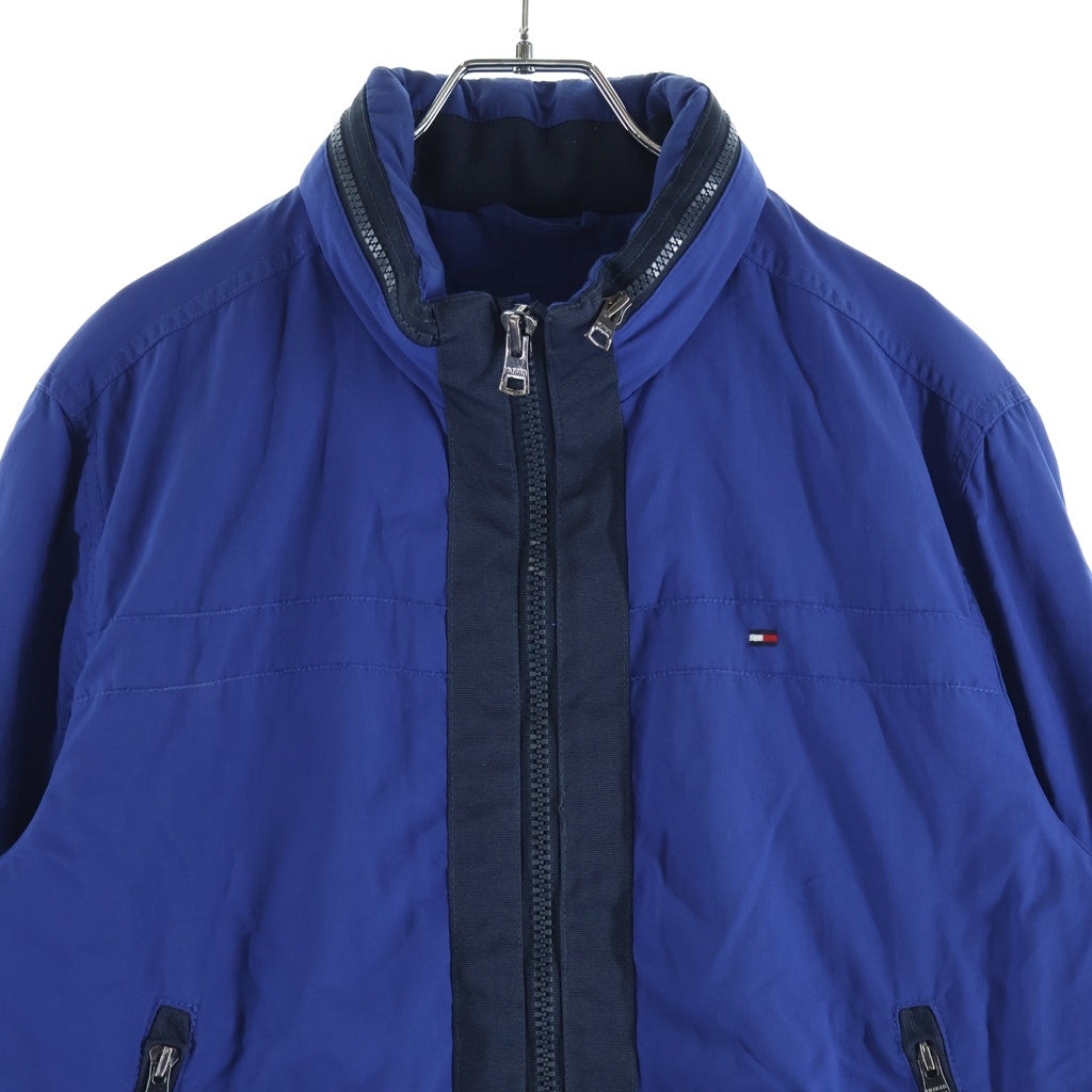 TOMMY HILFIGER(トミーヒルフィガー) フロントジップ ナイロンジャケット ブルー