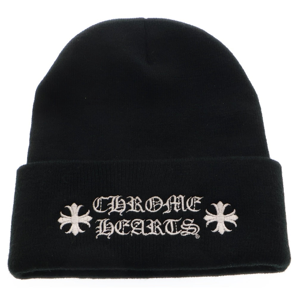CHROME HEARTS(クロムハーツ) WATCH CAP CHプラス ビーニー ニットキャップ ブラック ウール