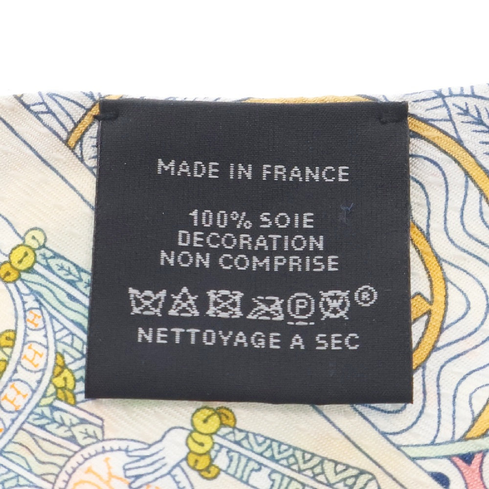 HERMES(エルメス) ツイリー ハートの女王 クイーン ビジューピケ スカーフ マルチカラー ブラック