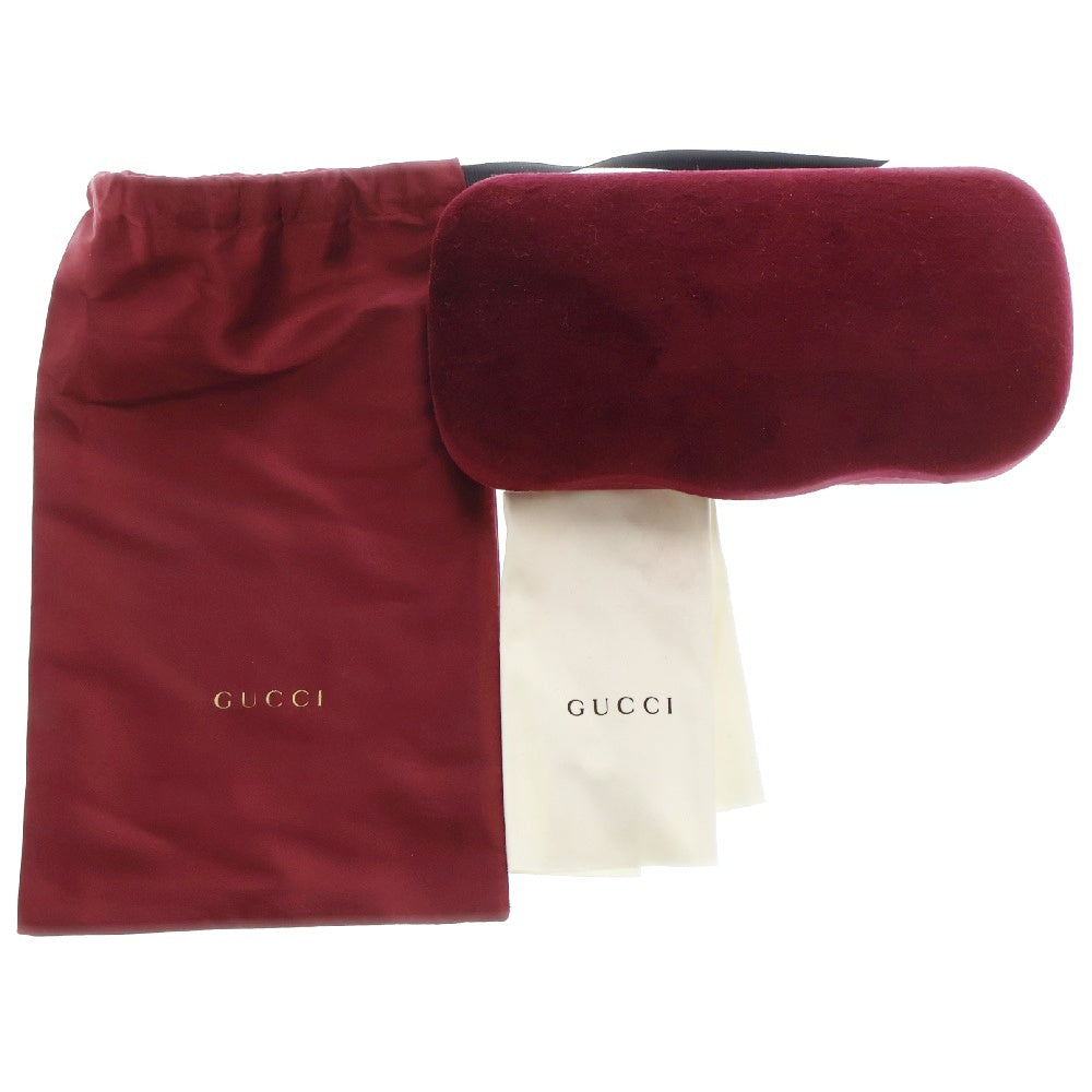 GUCCI(グッチ) シェリーライン サングラス ブラック×グリーン ウェリントン 55□20-145