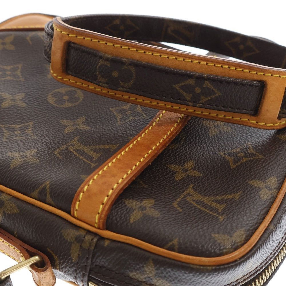 LOUIS VUITTON(ルイヴィトン) モノグラム ダヌーブ ショルダーバッグ 斜め掛けバッグ ブラウン PVCレザー M45266