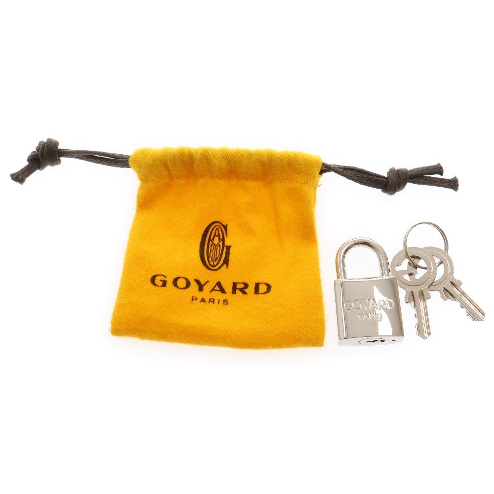 GOYARD(ゴヤール) ボーイング45 ボストンバッグ ハンドバッグ ホワイト シルバー金具 レザー