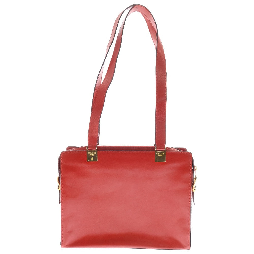 CELINE(セリーヌ) VINTAGE ヴィンテージ ハンドバッグ トートバッグ レッド