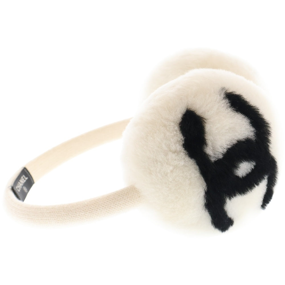 CHANEL(シャネル) ココマーク イヤーマフ 耳当て ホワイト
