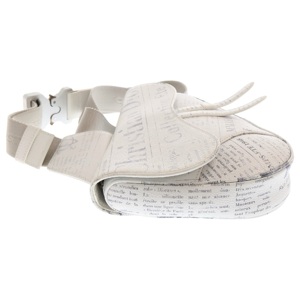 Christian Dior(クリスチャンディオール) ×Daniel Arsham ダニエルアーシャム トロッター レザー サドルバッグ ショルダーバッグ