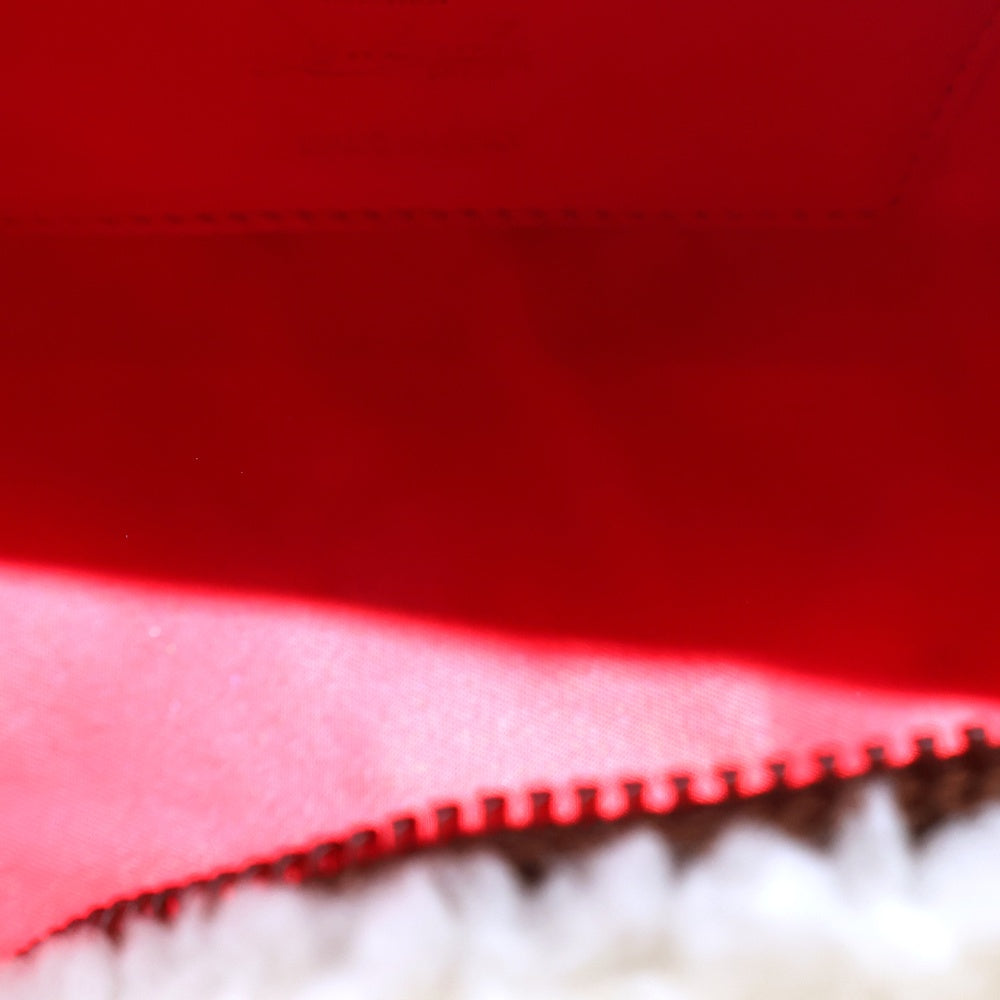 CHRISTIAN LOUBOUTIN(クリスチャンルブタン) ロゴ ブラスター ショルダーバッグ ウエストバッグ クロスボディ ミニバッグ レッド×ホワイト×ブラウン ボア レザー シルバー金具 3215176