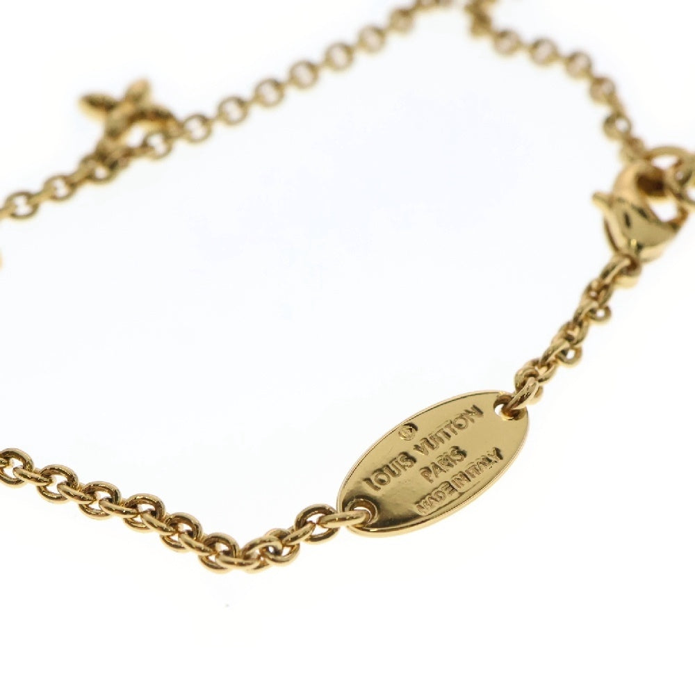LOUIS VUITTON(ルイヴィトン) ブレスレット LVアイコニック ゴールド ラインストーン GP M00587