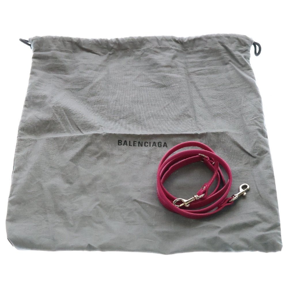 BALENCIAGA(バレンシアガ) ペーパー ミニ ハンドバッグ 2wayバッグ ショルダーバッグ ピンク レザー 357333