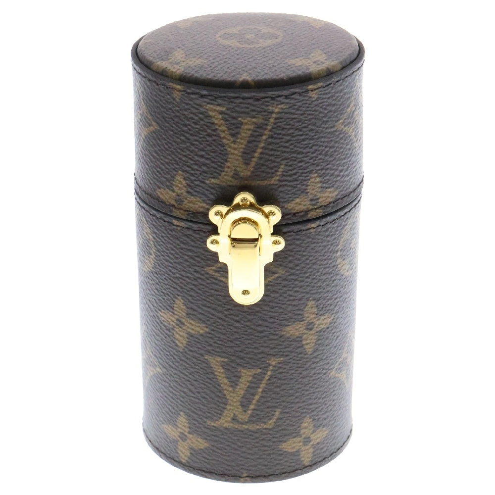 LOUIS VUITTON(ルイヴィトン) モノグラム トラベルケース ブラウン PVCレザー ポーチ LS0153