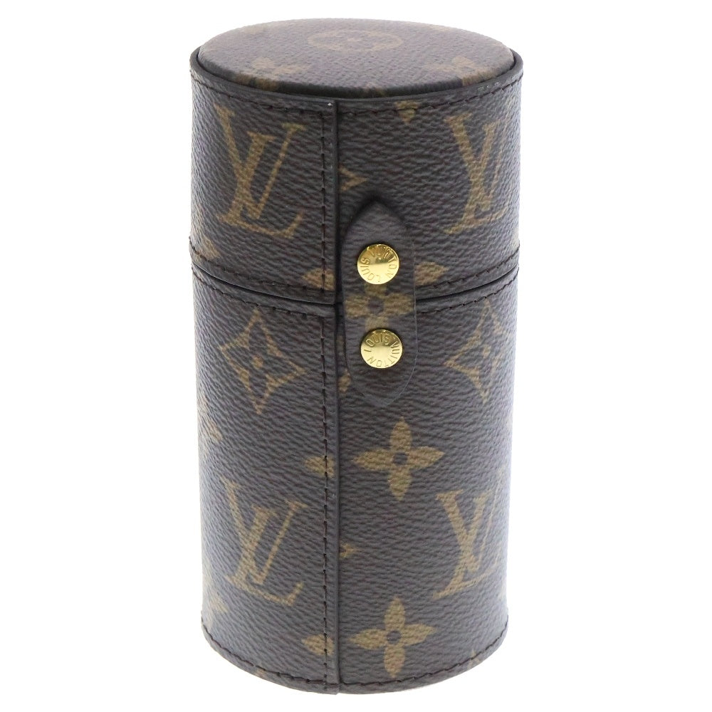 LOUIS VUITTON(ルイヴィトン) モノグラム トラベルケース ブラウン PVCレザー ポーチ LS0153