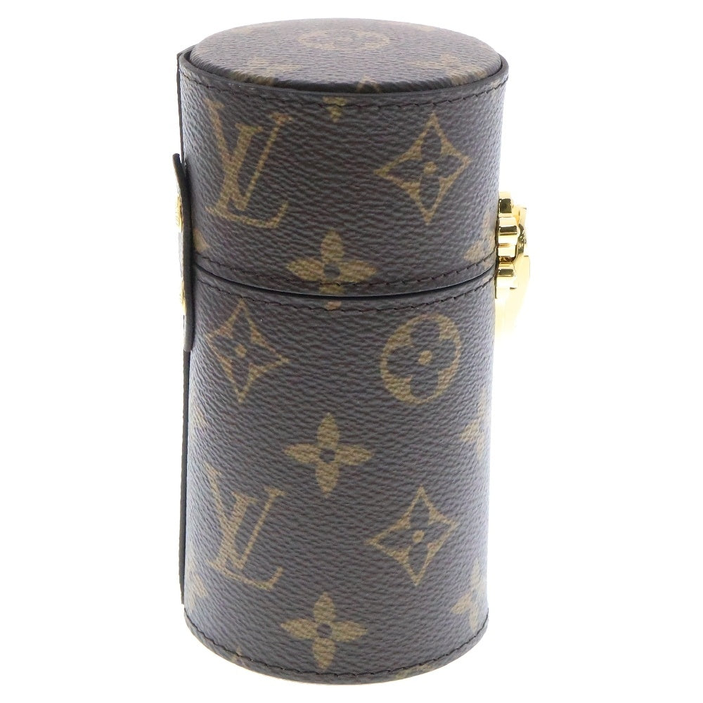 LOUIS VUITTON(ルイヴィトン) モノグラム トラベルケース ブラウン PVCレザー ポーチ LS0153