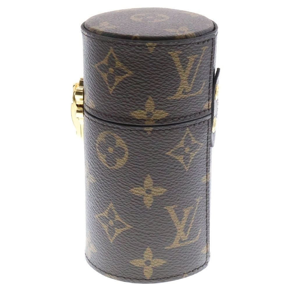 LOUIS VUITTON(ルイヴィトン) モノグラム トラベルケース ブラウン PVCレザー ポーチ LS0153