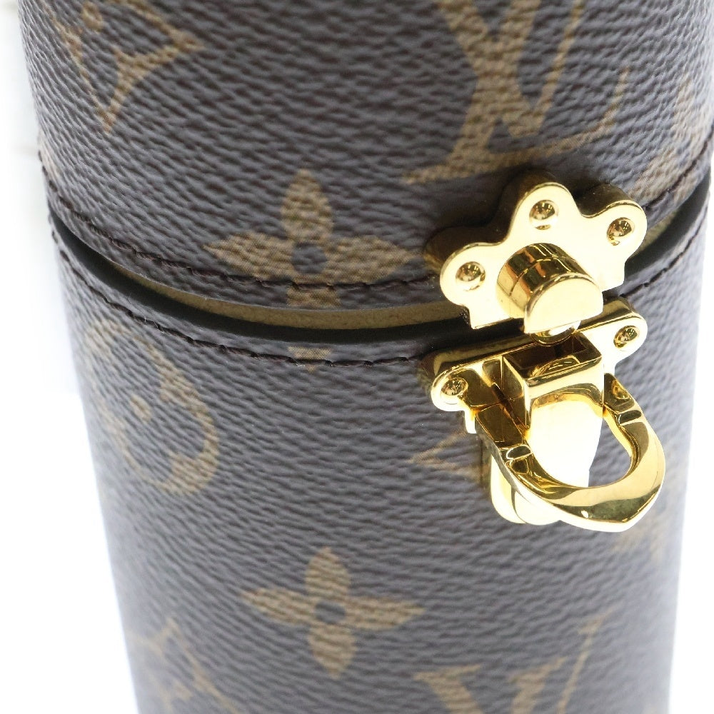 LOUIS VUITTON(ルイヴィトン) モノグラム トラベルケース ブラウン PVCレザー ポーチ LS0153