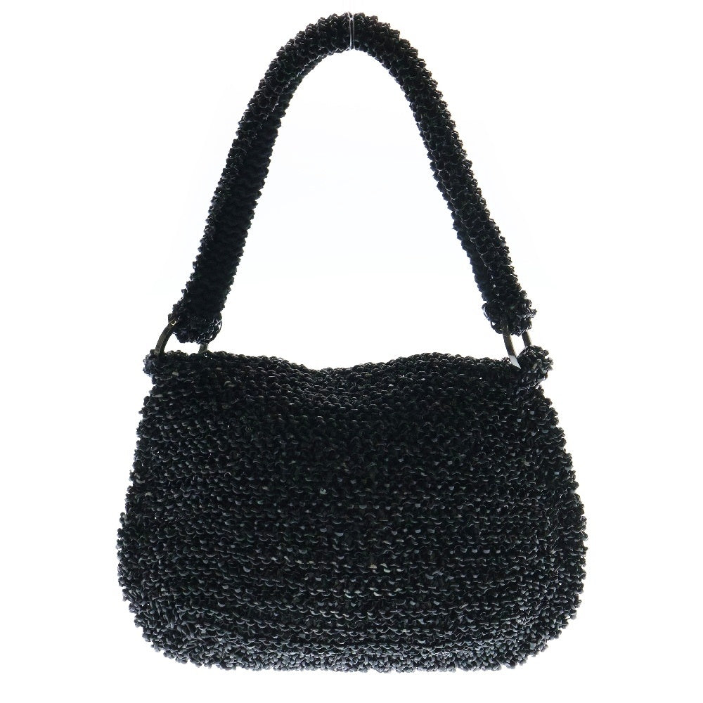 ANTEPRIMA(アンテプリマ) ワイヤー フラップ ハンドバック ブラック PVC