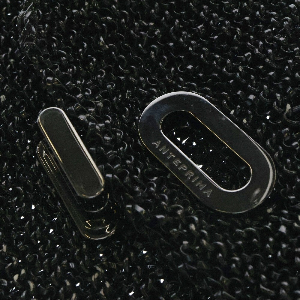 ANTEPRIMA(アンテプリマ) ワイヤー フラップ ハンドバック ブラック PVC