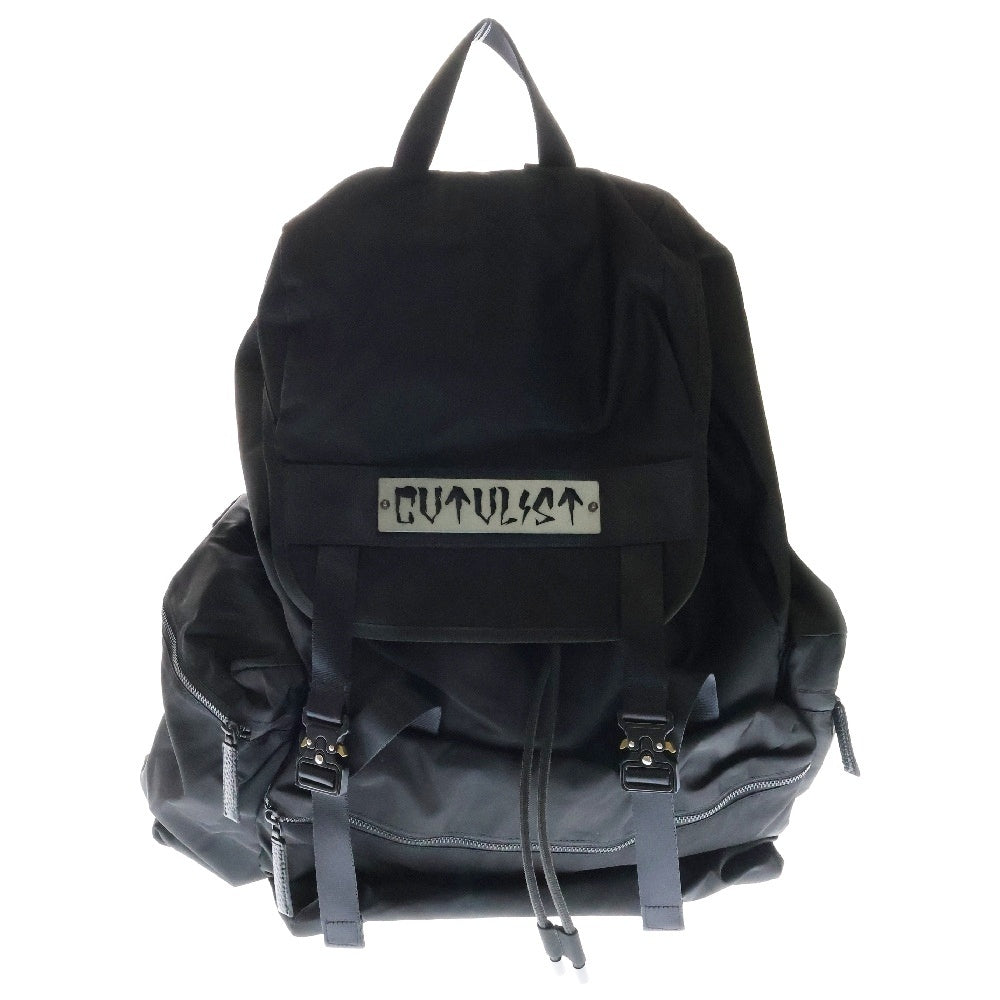 cvtvlist(カタリスト) INDUSTRIAL BACKPACK インダストリアル プレートロゴ ナイロンバックパック リュック ブラック