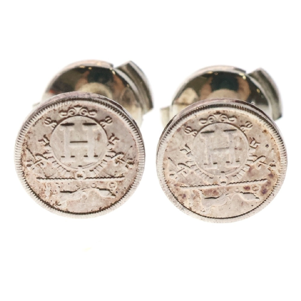 HERMES(エルメス) エクスリブリス ピアス イヤーアクセサリー シルバー SV925