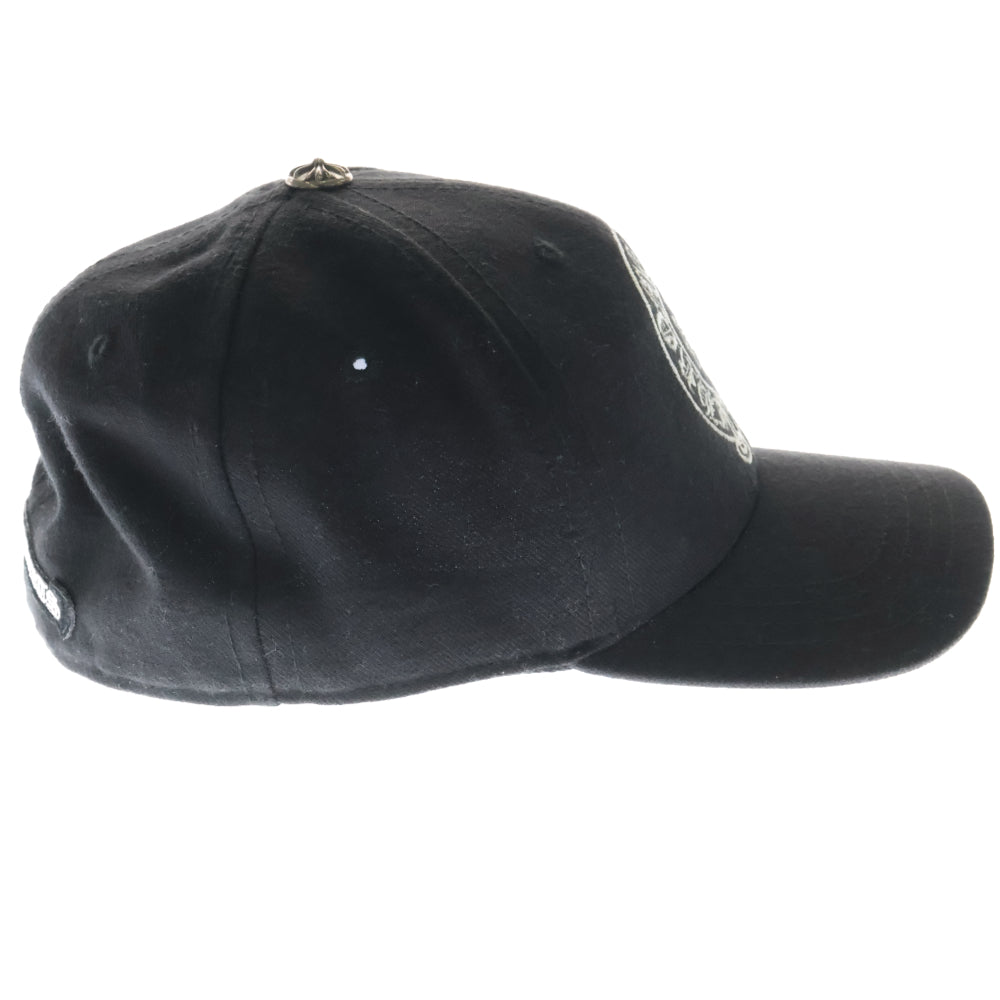 CHROME HEARTS(クロムハーツ) BASEBALL TRUCKER ラインストーン ベースボールトラッカー ホースシュー刺繍キャップ帽子 ブラック