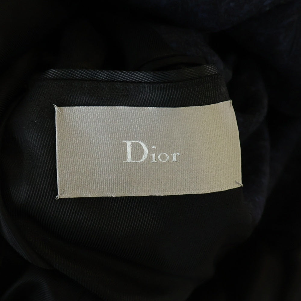 Christian Dior(クリスチャンディオール) DIOR HOMME ディオール オム コート ブルー ウール ジャケット 533C348A4040
