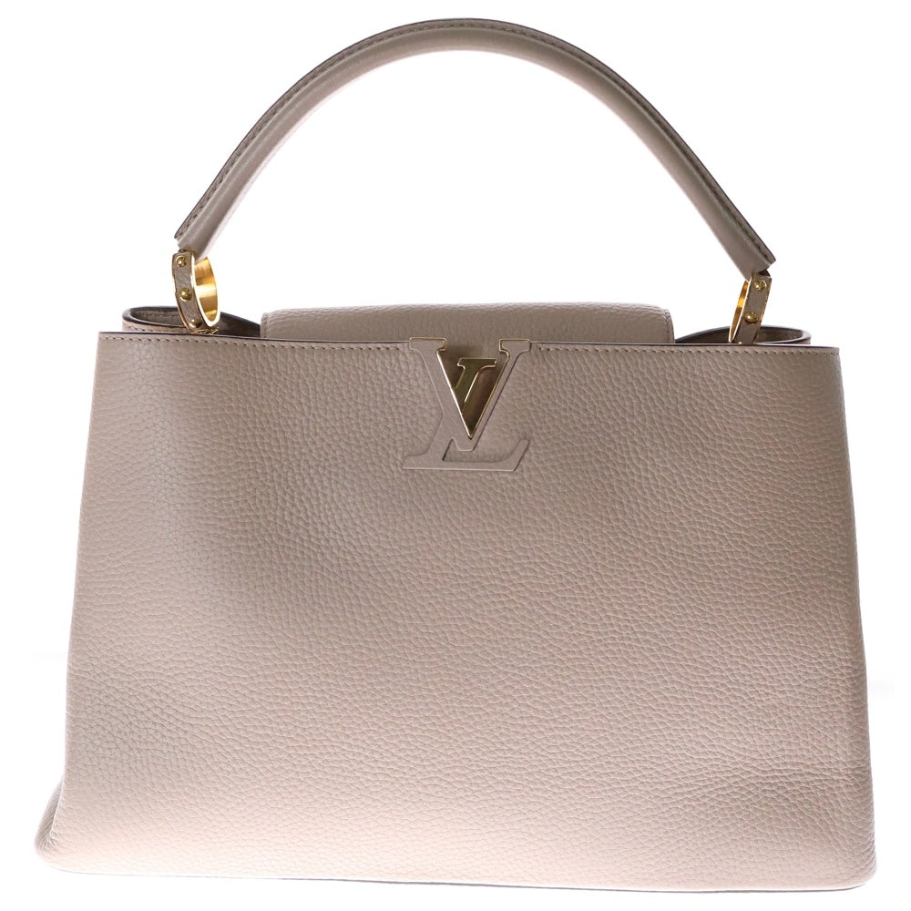 LOUIS VUITTON(ルイヴィトン) カプシーヌBB ガレ ハンドバッグ トートバッグ ベージュ ゴールド金具 レザー M94634