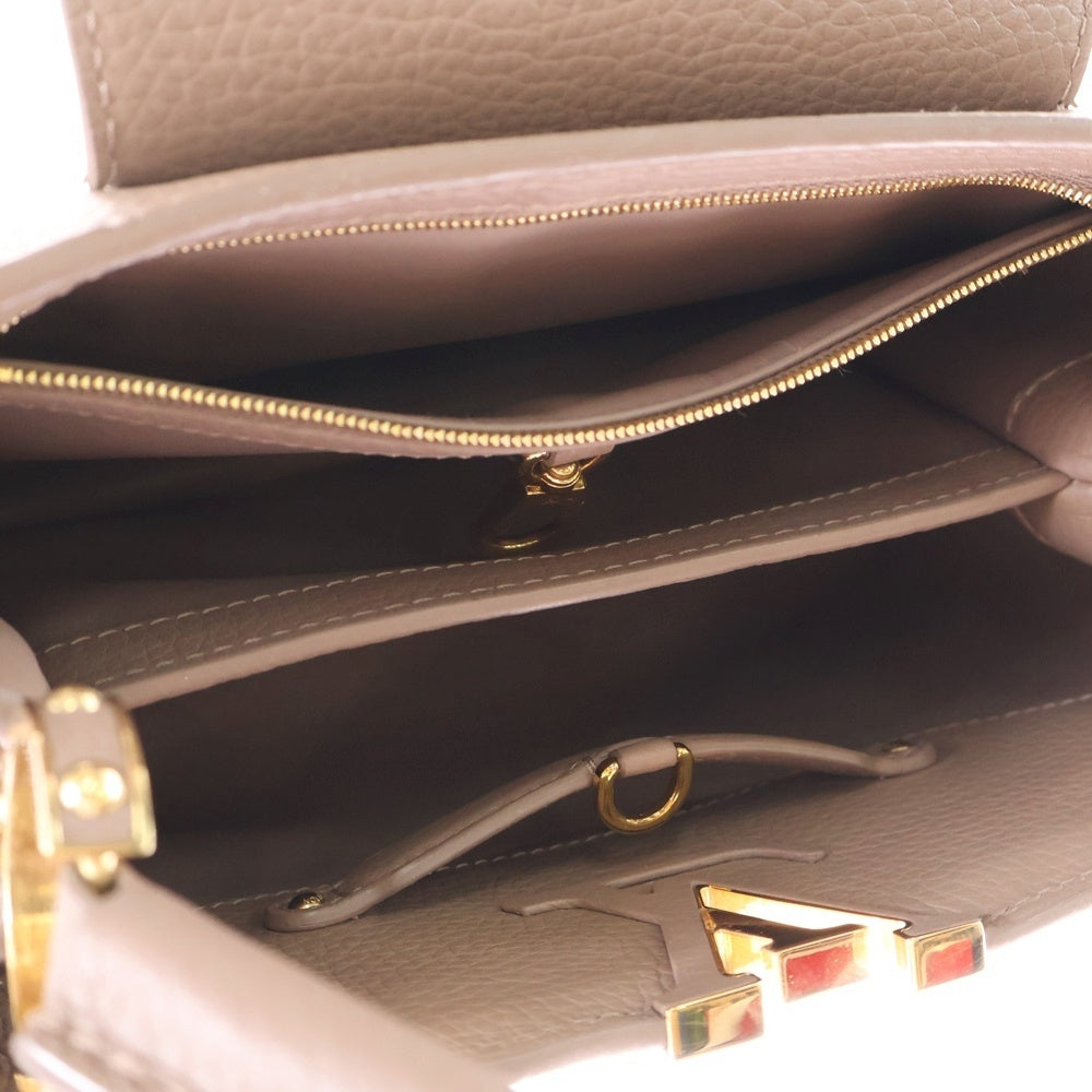 LOUIS VUITTON(ルイヴィトン) カプシーヌPM 2WAYバッグ ハンドバッグ ショルダーバッグ ゴールド金具 ベージュ トリヨンレザー M54882