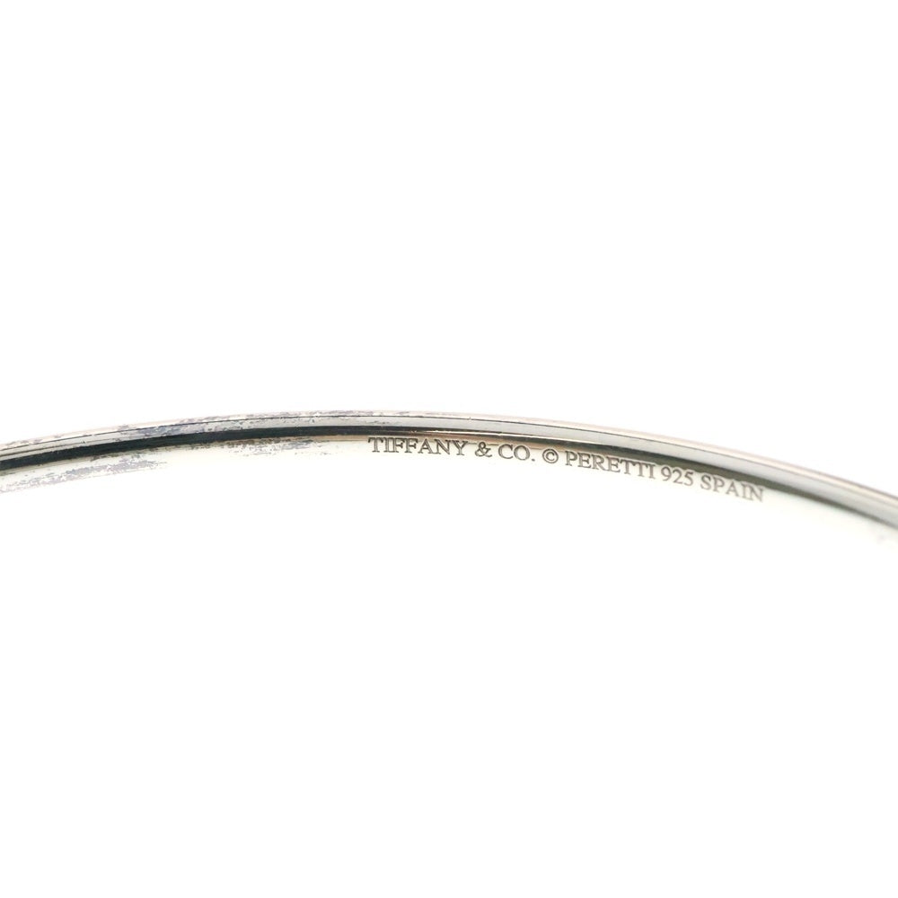 TIFFANY&Co(ティファニー) ダブルオープンハート バングル 950 ブレスレット シルバー 7.3g
