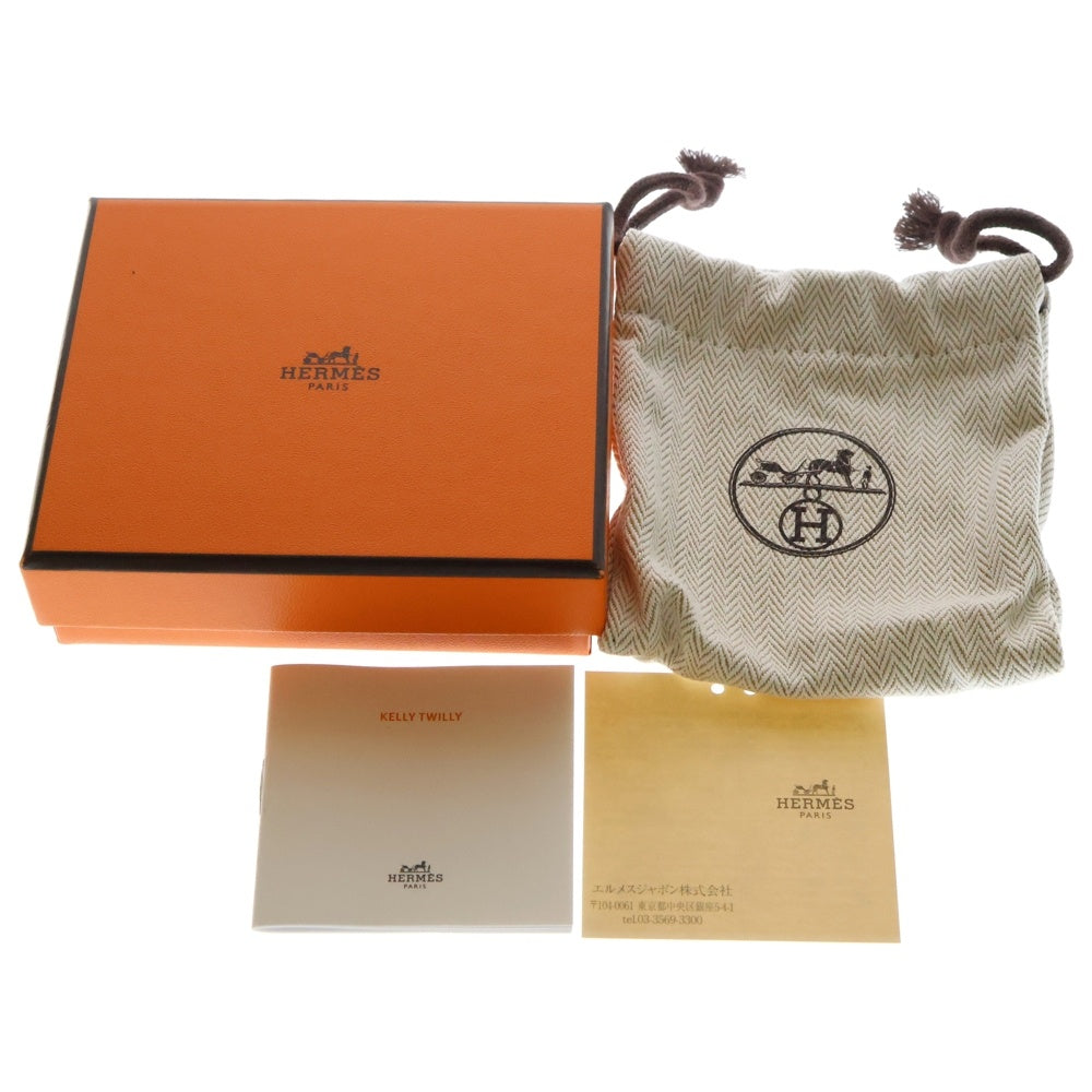 HERMES(エルメス) ケリートゥイリー ミニ バックチャーム ルージュヴィフ ヴォータデラクト レッド ゴールド金具 Z刻