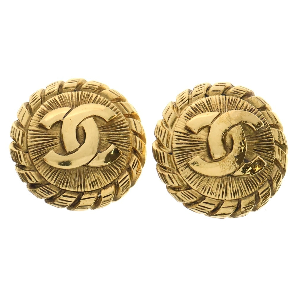 CHANEL(シャネル) デカ ココマーク イヤリング イヤーアクセサリー ゴールド GP