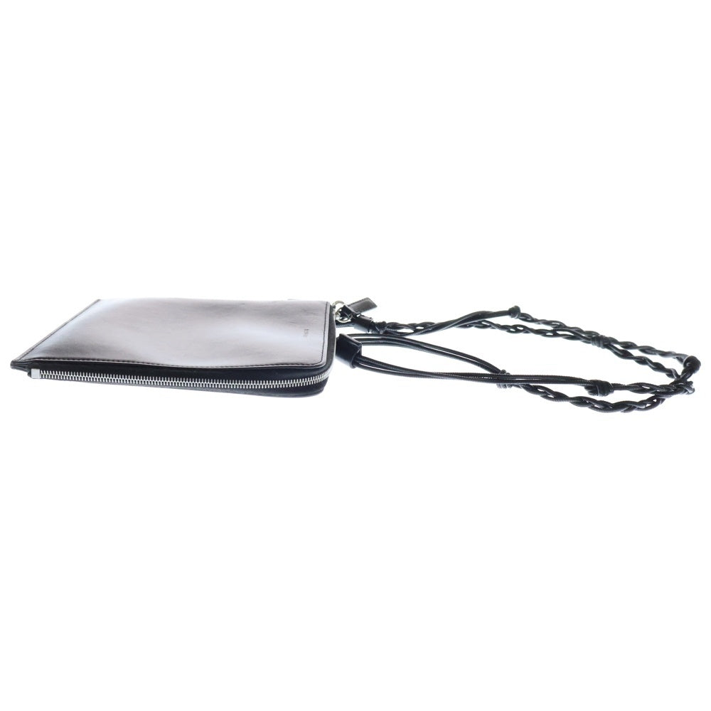 JIL SANDER NAVY(ジルサンダーネイビー) ショルダーバッグ ショルダーポーチ ブラック レザー JSMU840091