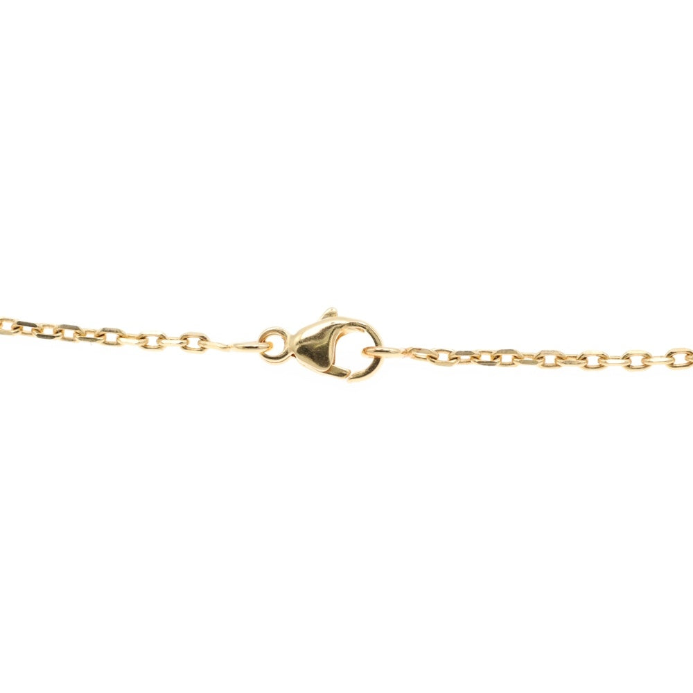 HERMES(エルメス) オーケリー カデナ ネックレス ペンダント ゴールド金具 ネイビー レザー GP D刻