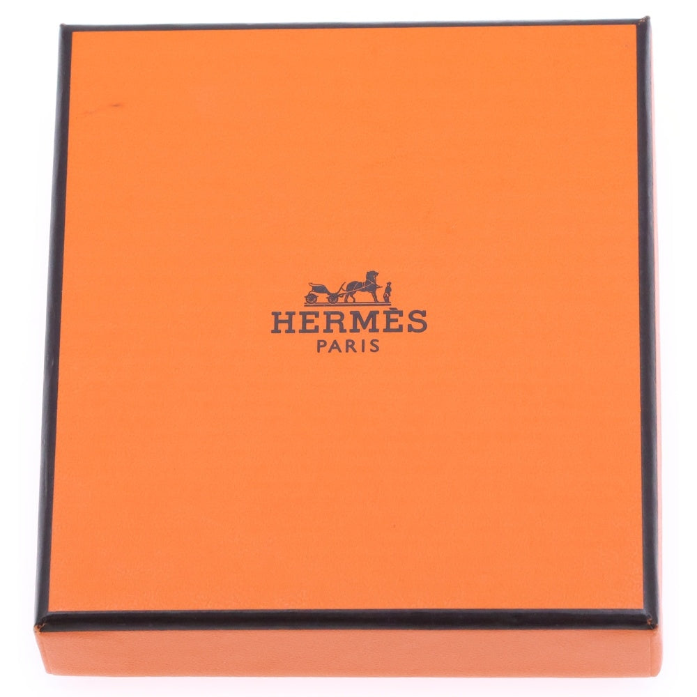 HERMES(エルメス) オーケリー カデナ ネックレス ペンダント ゴールド金具 ネイビー レザー GP D刻