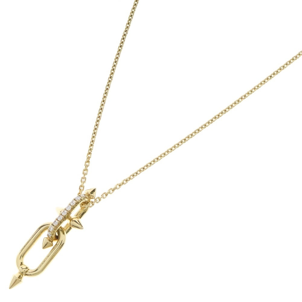 TIFFANY&Co(ティファニー) タイタン ネックレス byファレル ウィリアムス ダイヤモンド Au750 K18 YG イエローゴールド D0.24ct