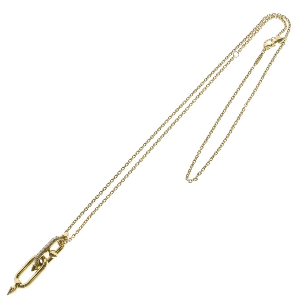 TIFFANY&Co(ティファニー) タイタン ネックレス byファレル ウィリアムス ダイヤモンド Au750 K18 YG イエローゴールド D0.24ct