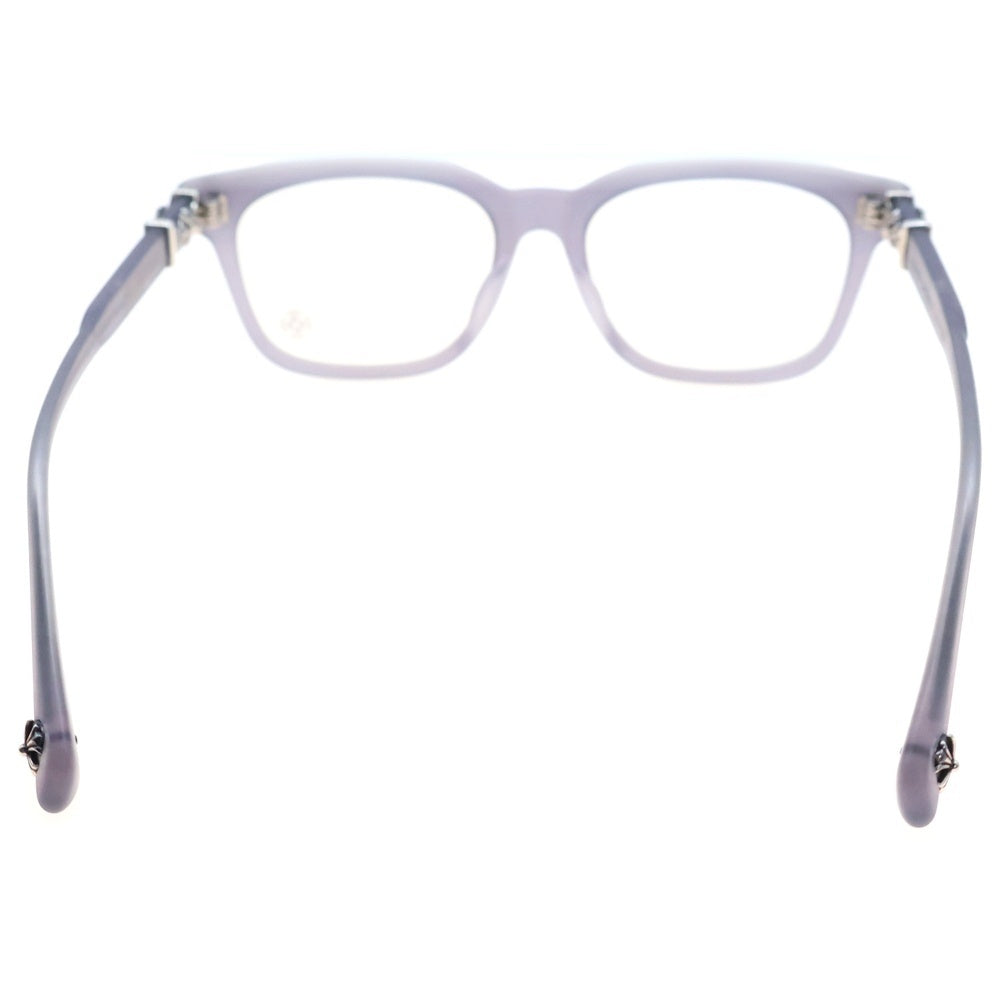 CHROME HEARTS(クロムハーツ) COX UCKER ウェリントンフレーム クリアレンズ メガネ 眼鏡 アイウェア グレー