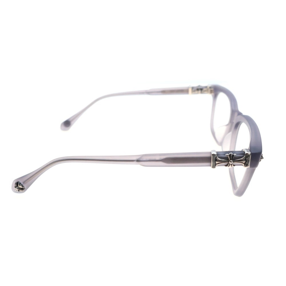 CHROME HEARTS(クロムハーツ) COX UCKER ウェリントンフレーム クリアレンズ メガネ 眼鏡 アイウェア グレー