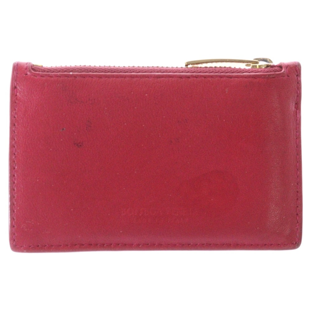 BOTTEGA VENETA(ボッテガヴェネタ) マキシイントレチャート レザー コインケース カードケース ピンク