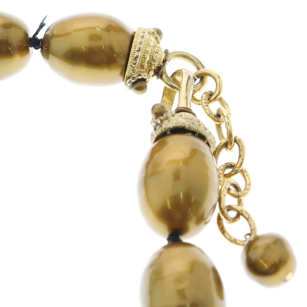CHANEL(シャネル) どんぐりモチーフ 黄金パール ネックレス チョーカー GP ゴールド 94 アクセサリー ヴィンテージ