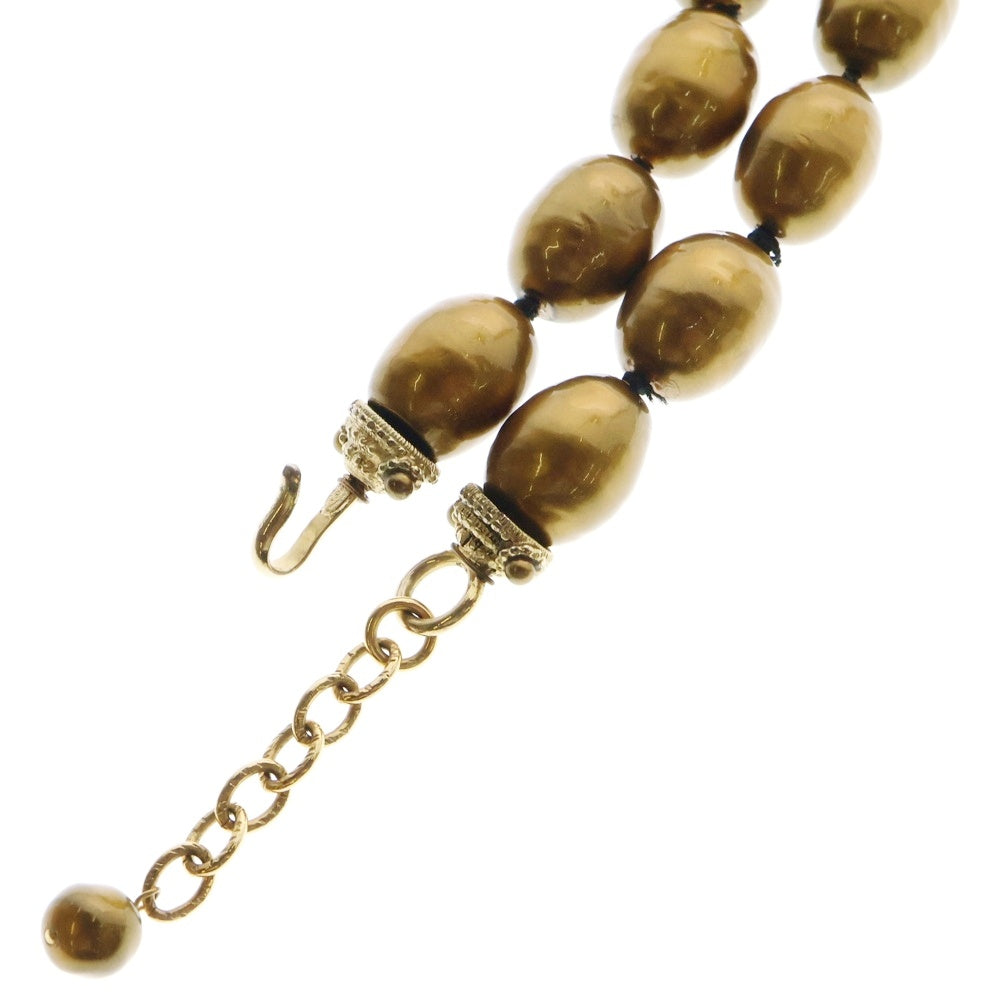 CHANEL(シャネル) どんぐりモチーフ 黄金パール ネックレス チョーカー GP ゴールド 94 アクセサリー ヴィンテージ