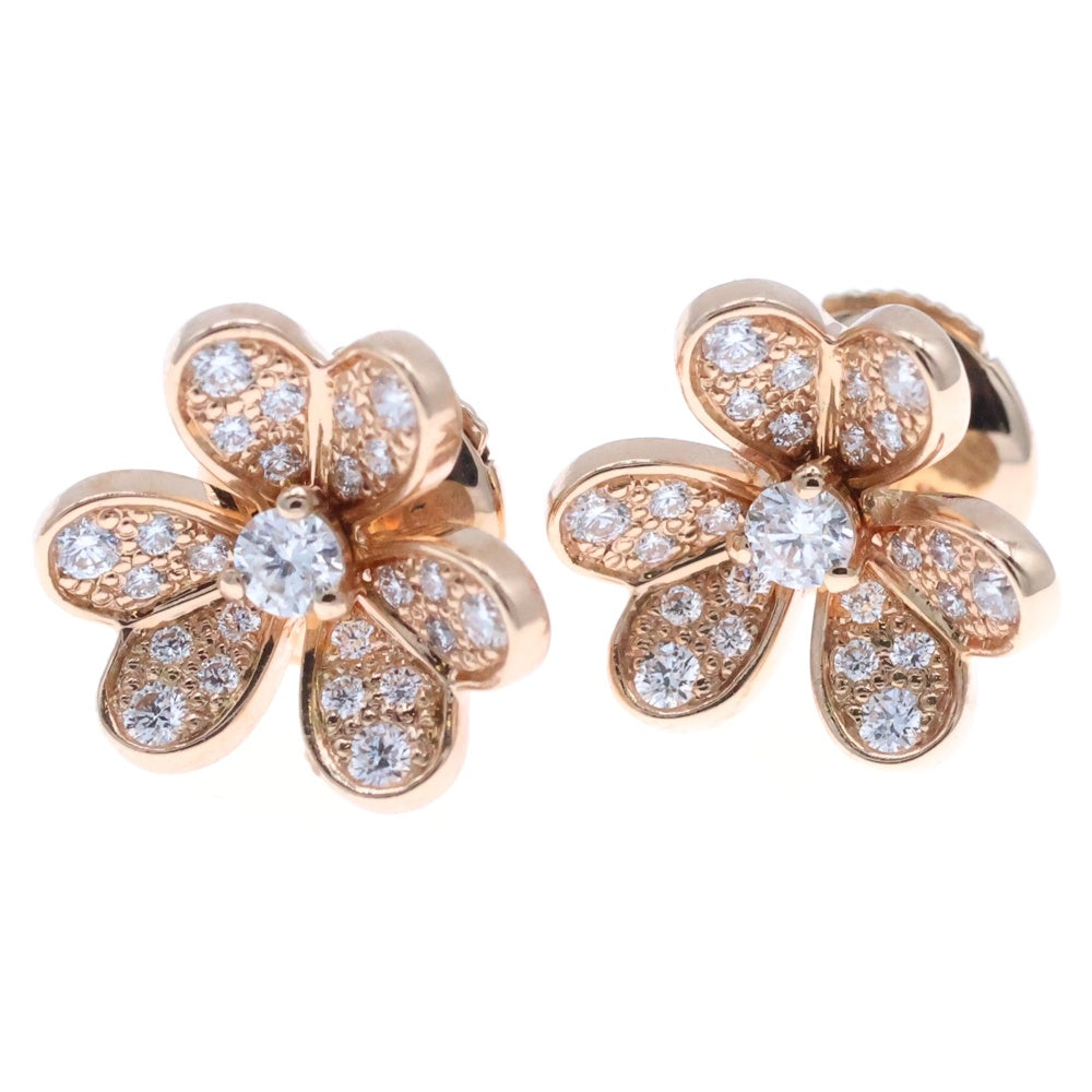Van Cleef & Arpels(ヴァンクリーフアンドアーペル) フリヴォル ミニ ダイヤ ピアス Au750 K18 PG ピンクゴールド ジュエリー