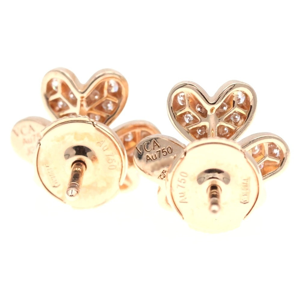 Van Cleef & Arpels(ヴァンクリーフアンドアーペル) フリヴォル ミニ ダイヤ ピアス Au750 K18 PG ピンクゴールド ジュエリー