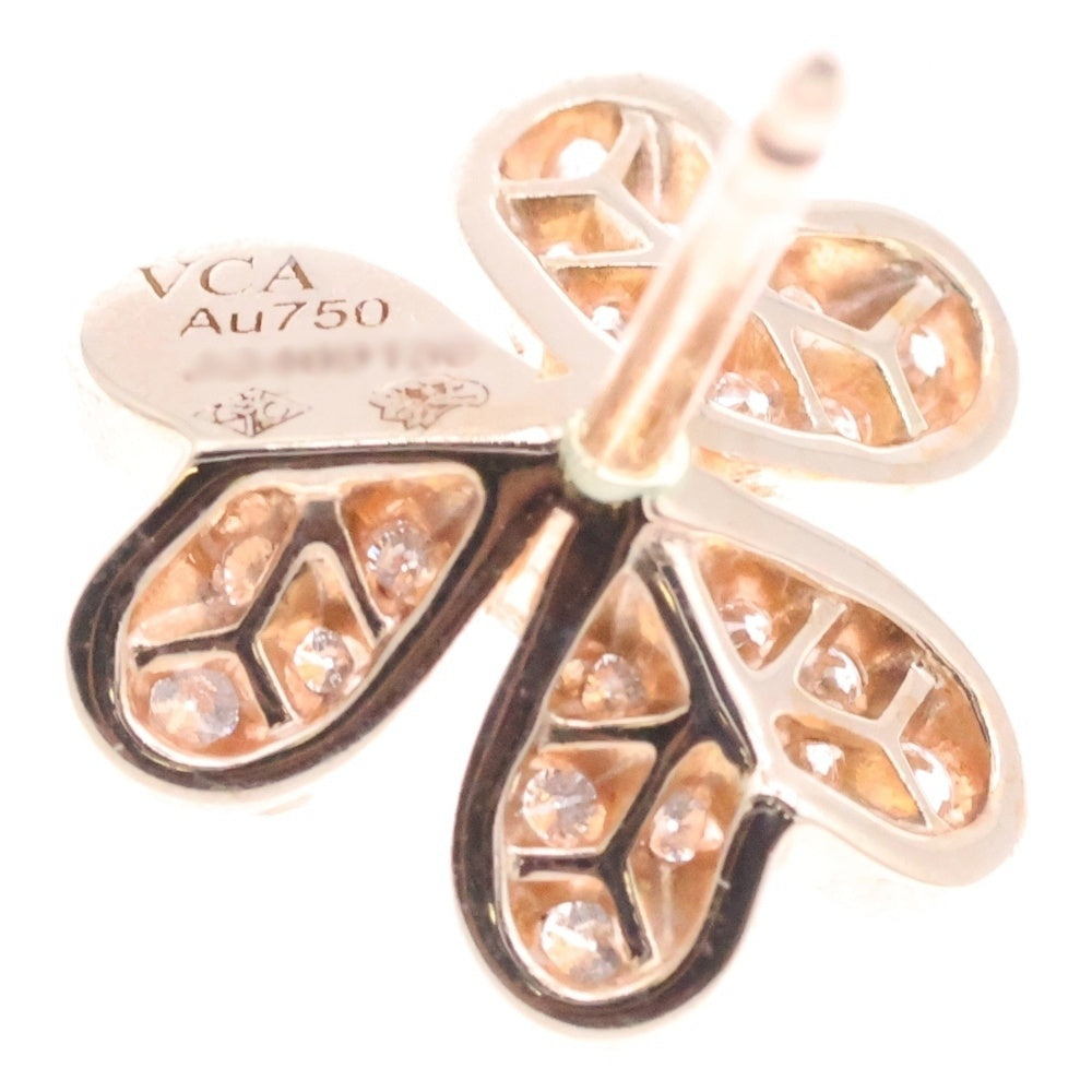 Van Cleef & Arpels(ヴァンクリーフアンドアーペル) フリヴォル ミニ ダイヤ ピアス Au750 K18 PG ピンクゴールド ジュエリー